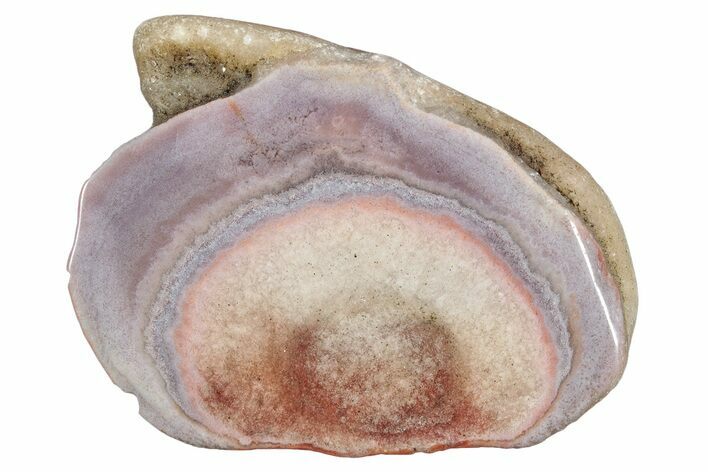 Polished Potato Agate Slice - England #283068